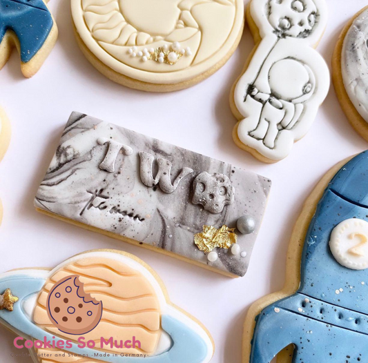 Two the moon debosser und stempel