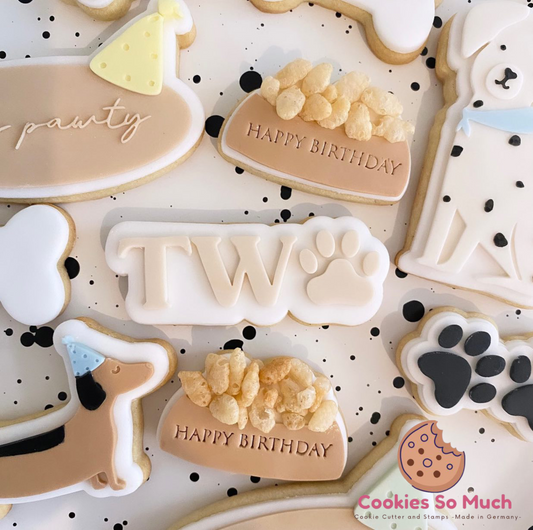 TWO mit hundepfote debosser und cutter