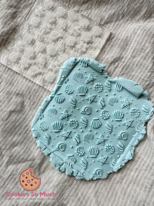 Seemuschel Muster acyrl