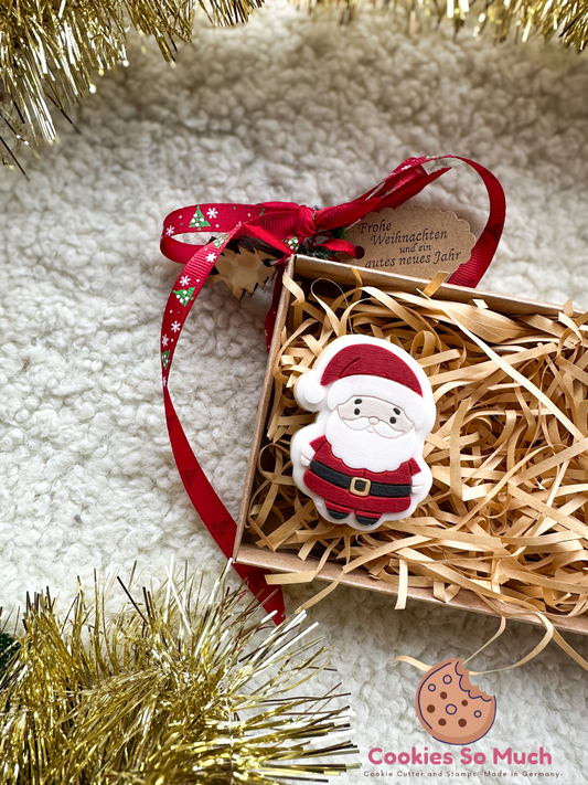 Weihnachtsmann Model 1 Acryl debosser und ausstecher