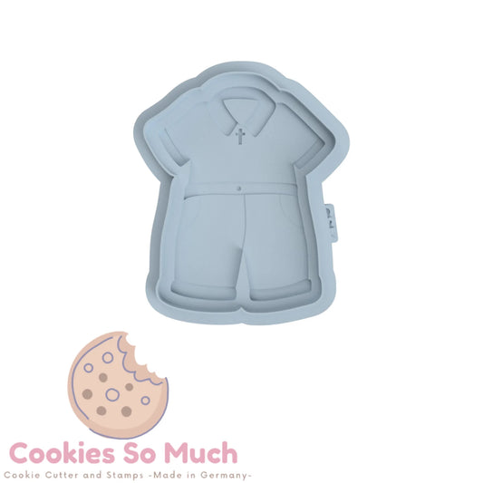 Jungen Tauf anzug debosser und ausstecher