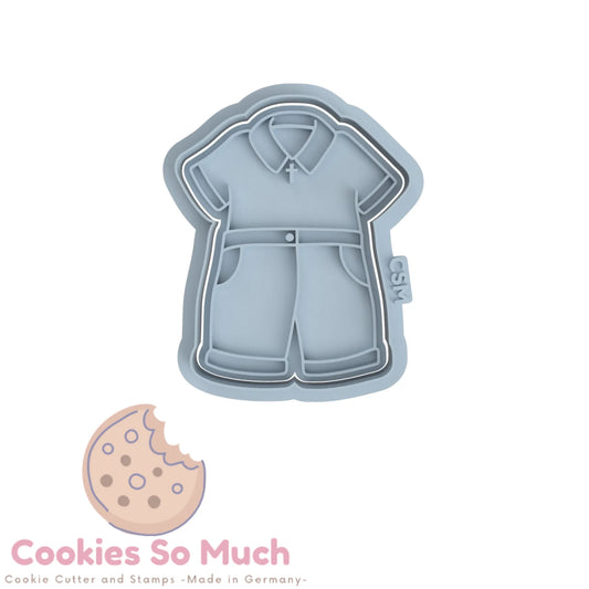 Jungen Tauf anzug debosser und ausstecher