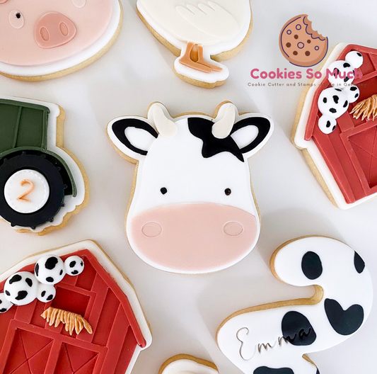 Kuh kopf debosser und ausstecher