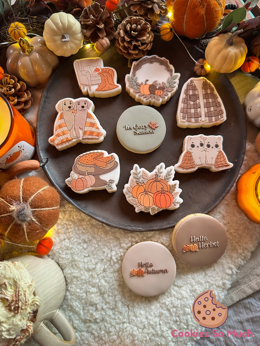 zwei Hunde unter der Kuscheldecke acryl debosser und ausstecher