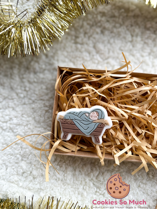 das Jesuskind Model 2 Acryl debosser und ausstecher