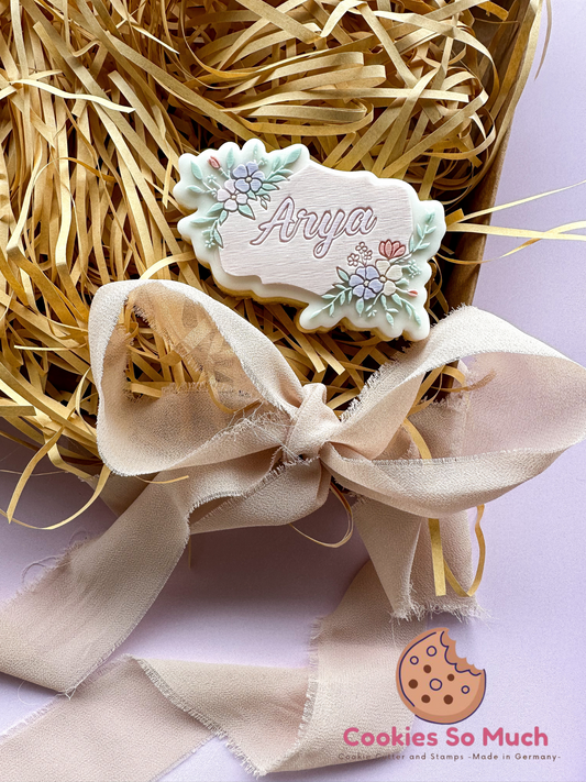 Wildblumen Rahmen acryl Debosser + Ausstecher