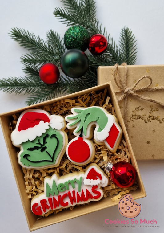 Grinch Acryl debosser und ausstecher / 3d debosser und ausstecher