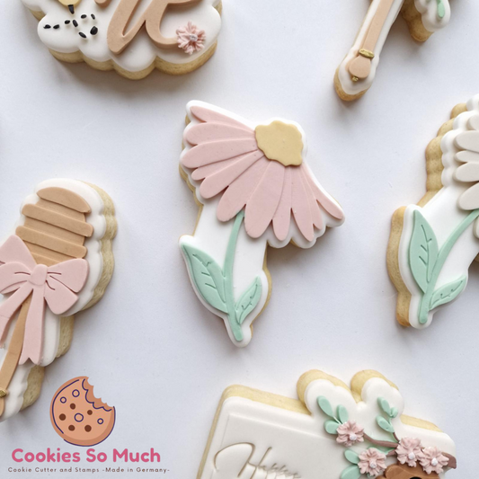 halbe gänseblümchen debosser und ausstecher