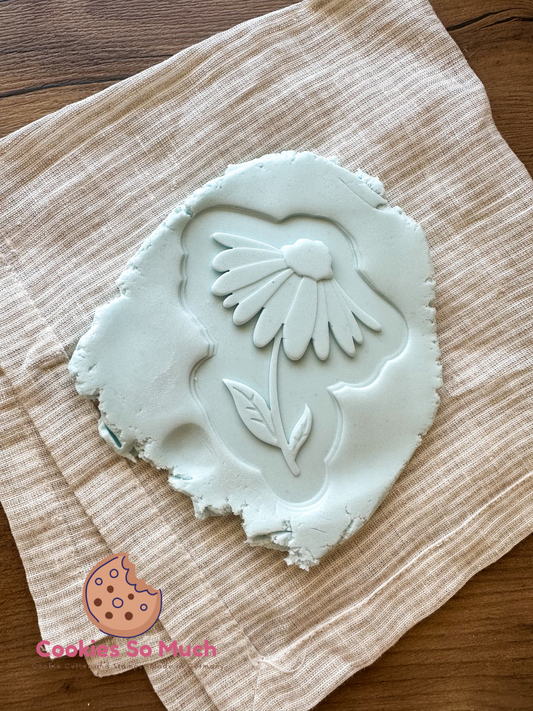 halbe gänseblümchen debosser und ausstecher