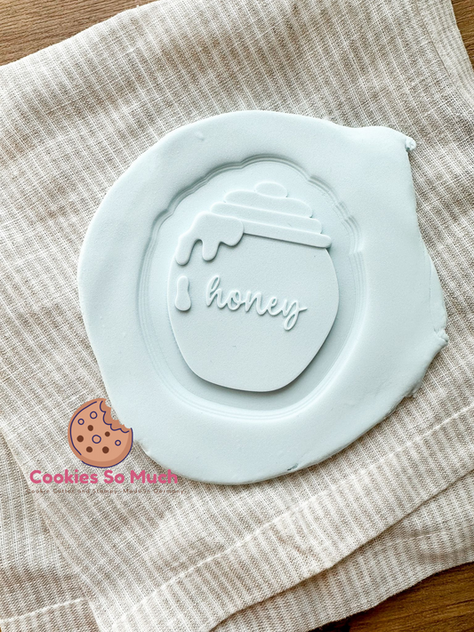 Honigtopf honey debosser und ausstecher