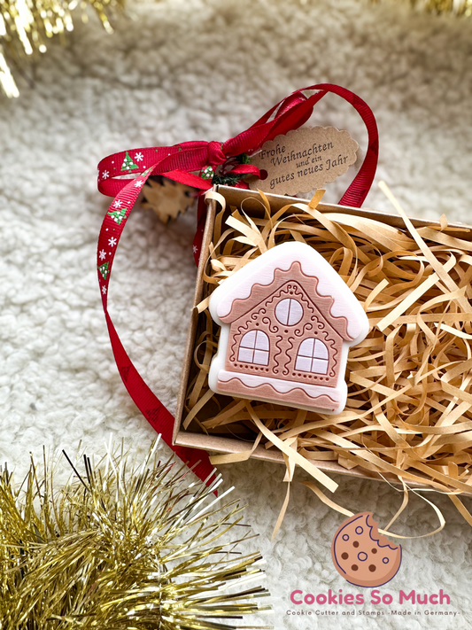 Lebkuchenhaus Acryl debosser und ausstecher