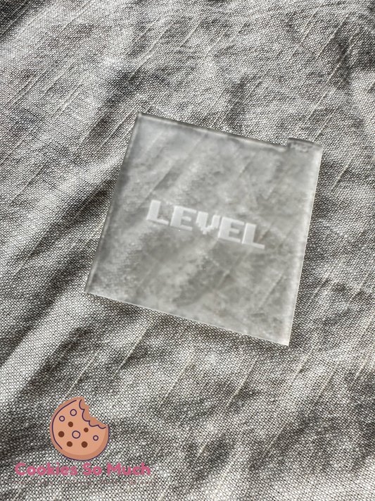 Level Text Acryl debosser