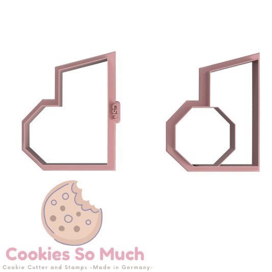 Cortador de galletas hexagonal rectangular