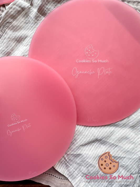 Ganache Platten rund
