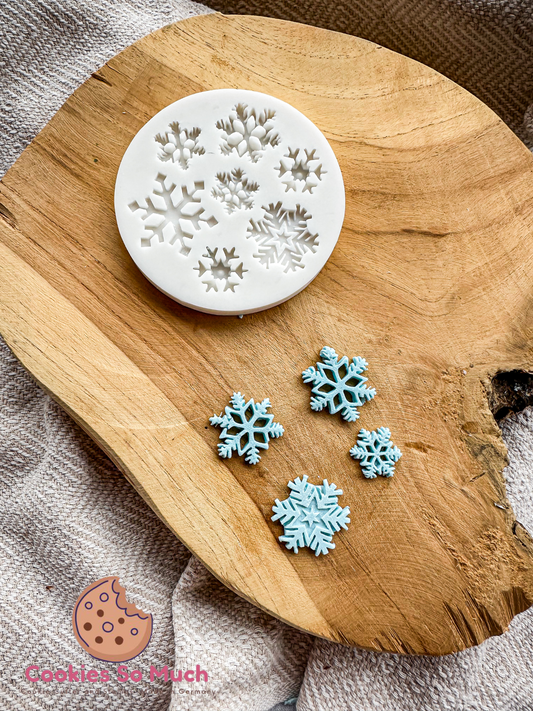 Schneeflocken Silikonform