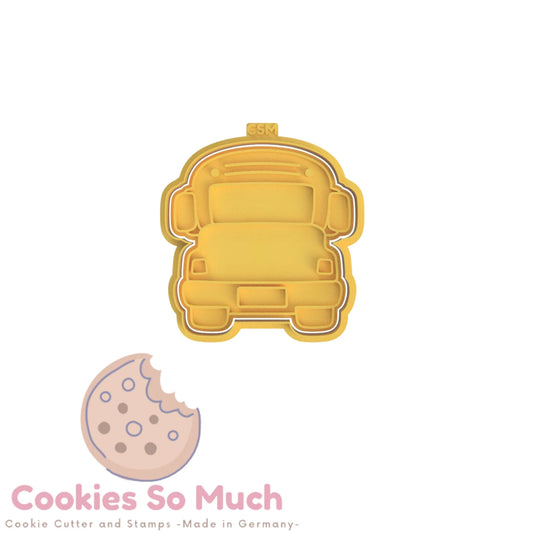 Schulbus Stempel und Ausstecher