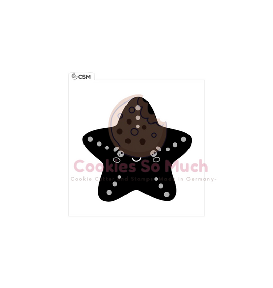 Seestern acryl debosser + ausstecher
