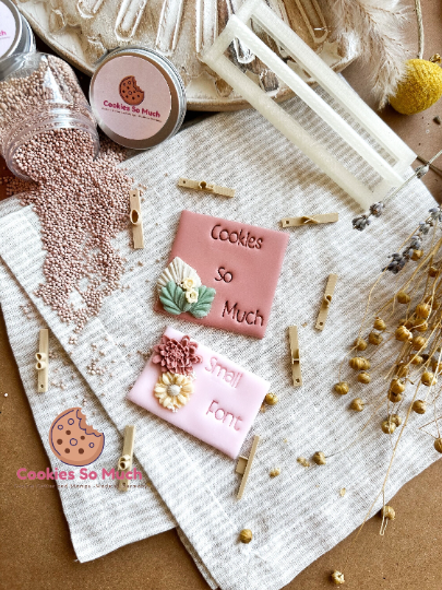 Conjunto de fuentes pequeñas