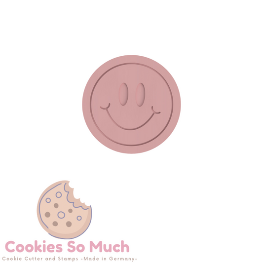 Smiley acryl debosser und Ausstecher