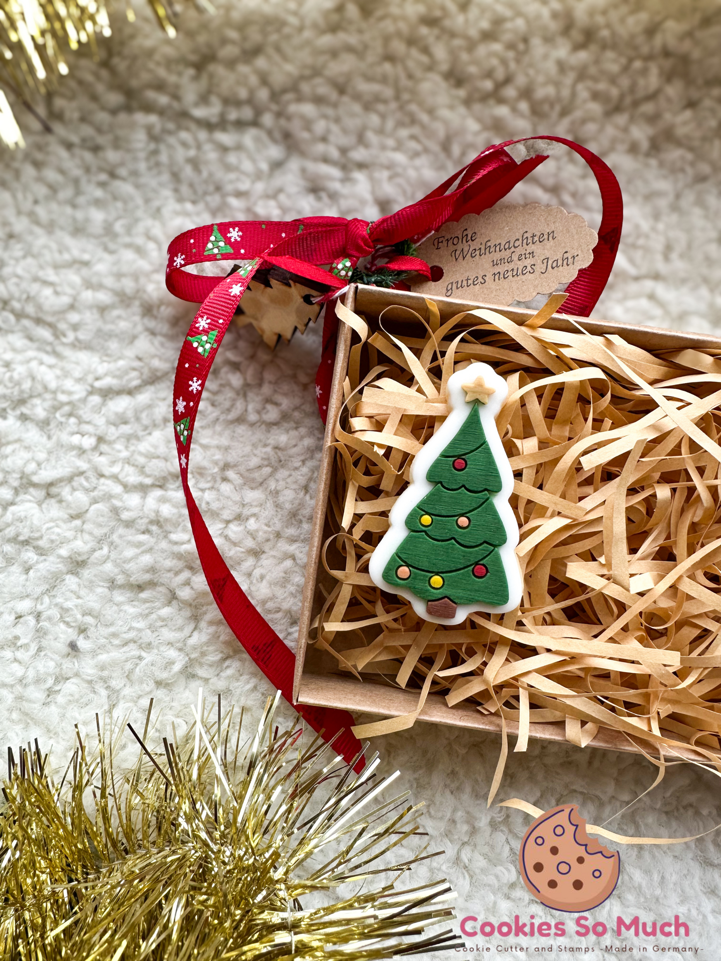 Weihnachtsbaum Model 2 Acryl debosser und ausstecher