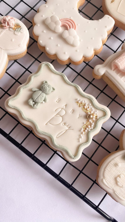 gewellter rechteck board 2 debosser und ausstecher